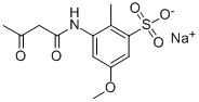 N-Acetoacetcresidine sulfonic acid sodium salt Struktur