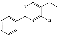 4-chloro-5-methoxy-2-phenylpyrimidine Structure