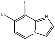 7-クロロ-8-ヨード-イミダゾ[1,2-A]ピリジン 化学構造式