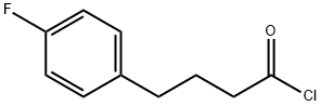 Benzenepropanoyl chloride, 4-fluoro- Struktur
