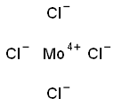 molybdenum tetrachloride Struktur