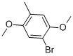 1-ブロモ-2,5-ジメトキシ-4-メチルベンゼン 化学構造式