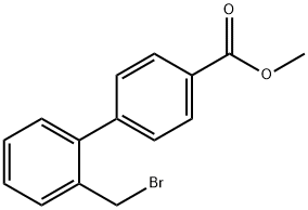 Methyl 4'-bromomethylbiphenyl-2-carboxylate Structure