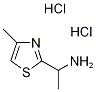 [1-(4-Methyl-1,3-thiazol-2-yl)ethyl]amine dihydrochloride Structure