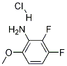 2,3-Difluoro-6-Methoxy-phenylaMine Hydrochloride,1332581-65-3,结构式