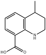 4-Methyl-1,2,3,4-tetrahydroquinoline-8-carboxylic acid Struktur