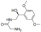 Acetamide, 2-amino-N-[2-(2,5-dimethoxyphenyl)-2-hydroxyethyl]-, (S)- Struktur