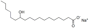 sodium 12-hydroxyoctadecanoate Struktur