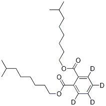 邻苯二甲酸二异壬酯-D4氘代, 1332965-90-8, 结构式