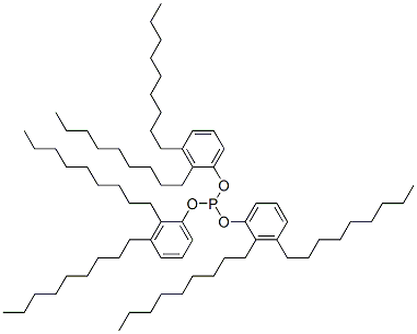 tris(dinonylphenyl) phosphite Structure