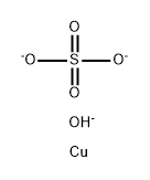 tetracopper hexahydroxide sulphate Struktur
