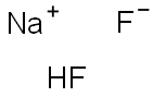 Sodium hydrogen difluoride Struktur