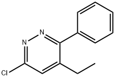 6-氯--4-乙基-3-苯基哒嗪 结构式