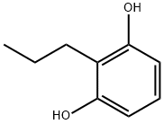 2-プロピルレソルシノール 化学構造式