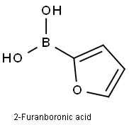 2-Furanboronic acid Struktur