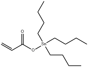 アクリル酸トリブチルすず(IV) 化学構造式