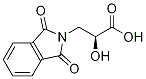 (S)-3-(1,3-Dioxo-1,3-dihydro-isoindol-2-yl)-2-hydroxy-propionic acid 化学構造式