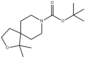tert-butyl 1,1-dimethyl-2-oxa-8-azaspiro[4.5]decane-8-carboxylate Structure