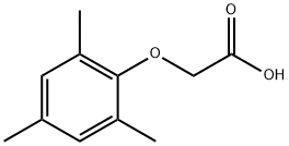 (2,4,6-TRIMETHYL-PHENOXY)-ACETIC ACID, 13333-81-8, 结构式