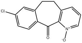 8-Chloro-5,6-dihydro-11H-benzo[5,6]cyclohepta[1,2-β]pyridin-11-one 1-Oxide Structure