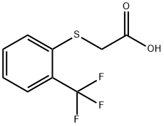 2-三氟苯基硫代醋酸, 13334-00-4, 结构式