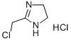 2-(クロロメチル)-4,5-ジヒドロ-1H-イミダゾール塩酸塩 化学構造式