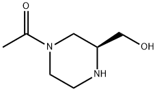 2-Piperazinemethanol, 4-acetyl-, (S)- (9CI) Structure