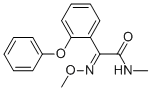 (E)-2-メトキシイミノ-N-メチル-2-(2-フェノキシフェニル)アセトアミド 化学構造式
