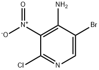 2-溴-5-氯-3-硝基吡啶-4-胺, 1334136-60-5, 结构式