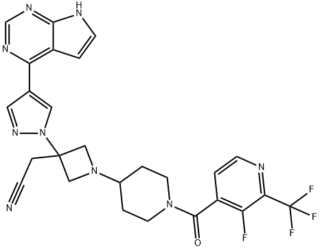 イタシチニブ 化学構造式