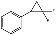 1,1-二氟-2-苯基环丙烷,13343-40-3,结构式
