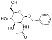 苄基-2-O-乙酰氨基-2-脱氧-Β-D-葡萄糖苷,13343-67-4,结构式