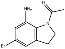 1-ACETYL-5-BROMOINDOLIN-7-AMINE
 Struktur
