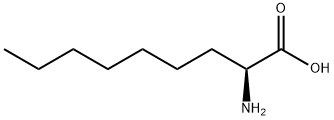 S-2-Aminononanoic acid Struktur