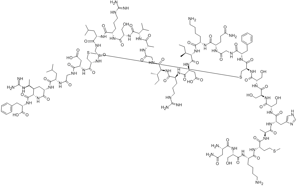 脑利钠肽, 133448-20-1, 结构式
