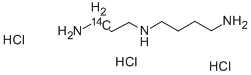 SPERMIDINE-8-14C TRIHYDROCHLORIDE 结构式