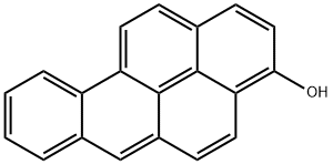 3-羟基苯并芘, 13345-21-6, 结构式