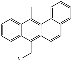 7-chloromethyl-12-methylbenz(a)anthracene Structure
