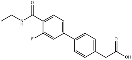 1334500-11-6 4-[4-(Ethylcarbamoyl)-3-fluorophenyl]phenylacetic acid