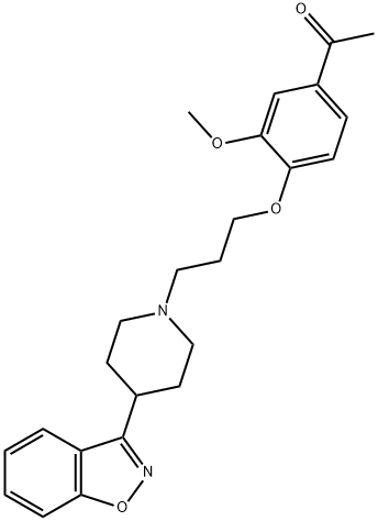 Desfluoro Iloperidone (IMpurity) Structure