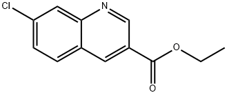 7-Chloroquinoline-3-carboxylic acid ethyl ester Structure