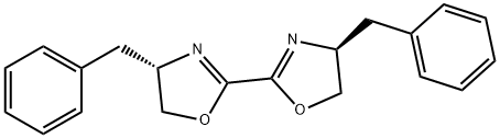 2,2′-ビス[(4S)-4-ベンジル-2-オキサゾリン] 化学構造式