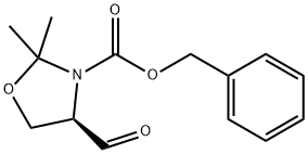 (R)-BENZYL 4-FORMYL-2,2-DIMETHYLOXAZOLIDINE-3-CARBOXYLATE Structure