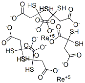 rhenium(V)dimercaptosuccinic acid Struktur