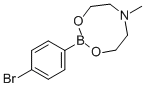 4-溴苯硼酸N-甲基二乙醇胺酯, 133468-58-3, 结构式