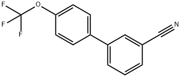 3-[4-(TrifluoroMethoxy)phenyl]benzonitrile 化学構造式