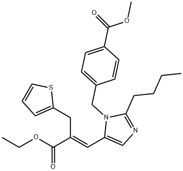 依普罗沙坦乙酯,133486-13-2,结构式