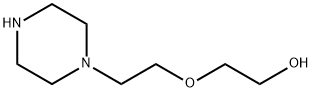 1-[2-(2-ヒドロキシエトキシ)エチル]ピペラジン 化学構造式