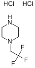 1-(2,2,2-トリフルオロエチル)ピペラジン二塩酸塩 化学構造式