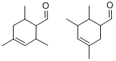 异环柠檬醛,1335-66-6,结构式